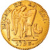 France, 24 livres Convention, 1793, Paris, Gold, AU(50-53), Gadoury:62, KM:626.1