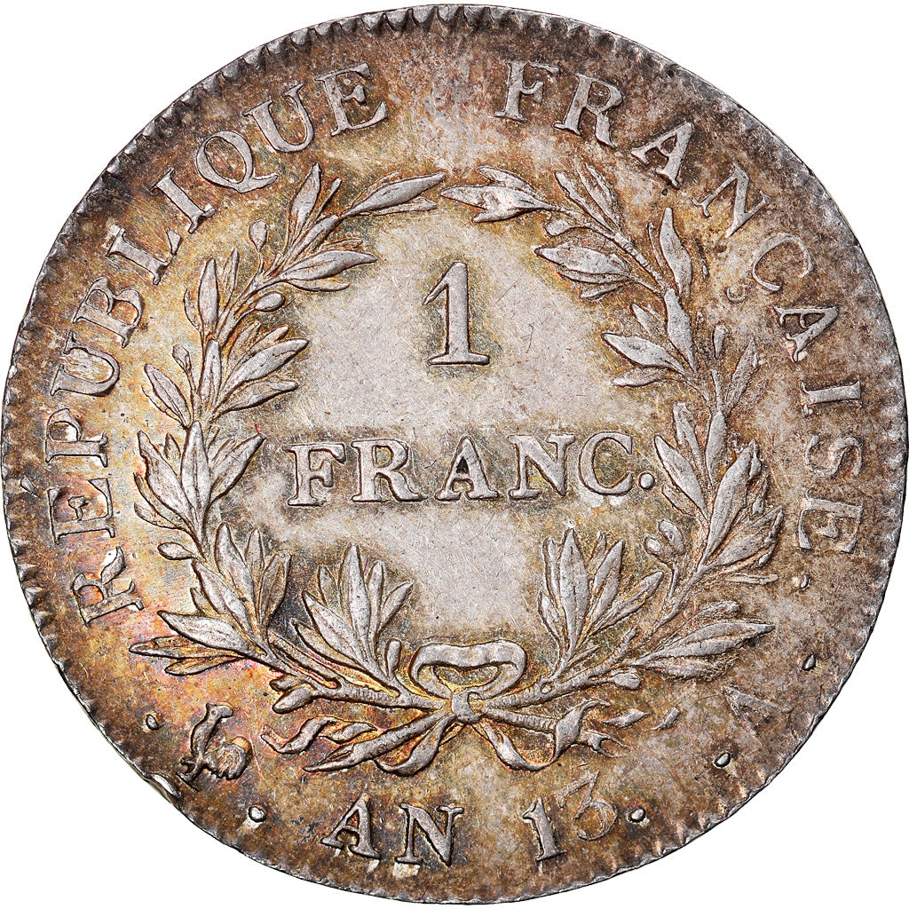 Moneda, Francia, Napoléon I, Franc, AN 13, Paris, EBC, Plata, KM:656.1