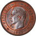 France, Napoleon III, 10 Centimes, 1857, Rouen, Piéfort, Bronze, PCGS, SP65BN