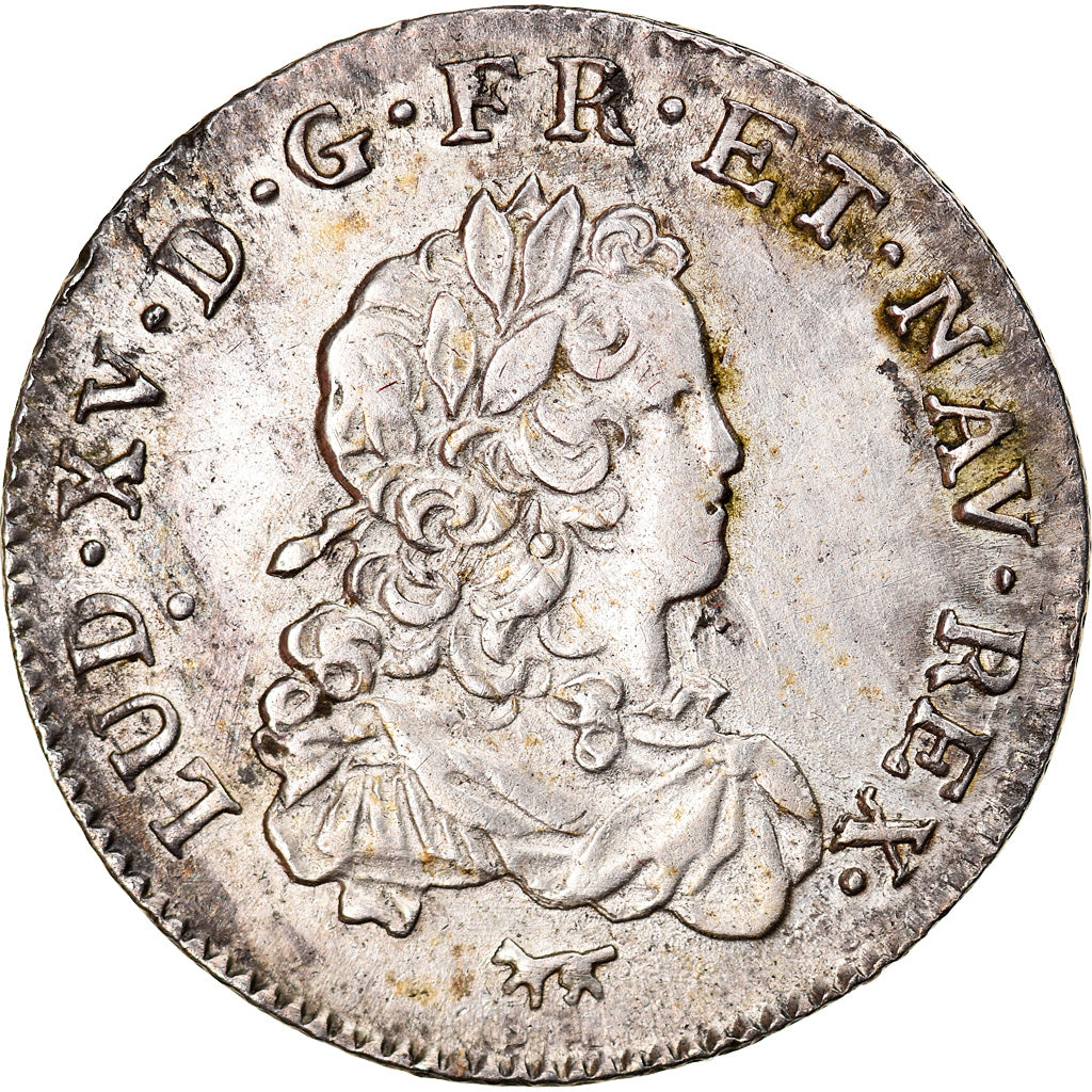 Munten, Frankrijk, Louis XV, 1/3 Écu de France, 1/3 Ecu, 1721, Paris, ZF+