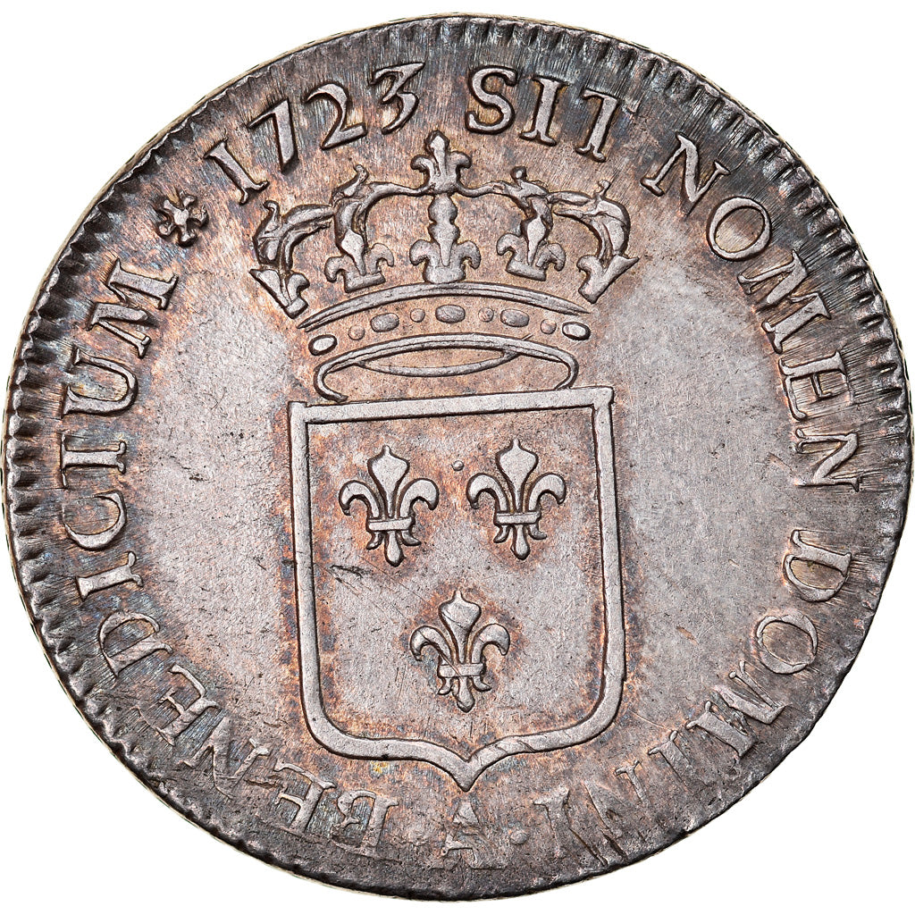 Münze, Frankreich, Louis XV, 1/3 Écu de France, 1/3 Ecu, 1723, Paris, SS+
