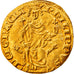 Francja, Philippe IV le Bel, Petit Royal d'or, 1290, Złoto, AU(50-53)