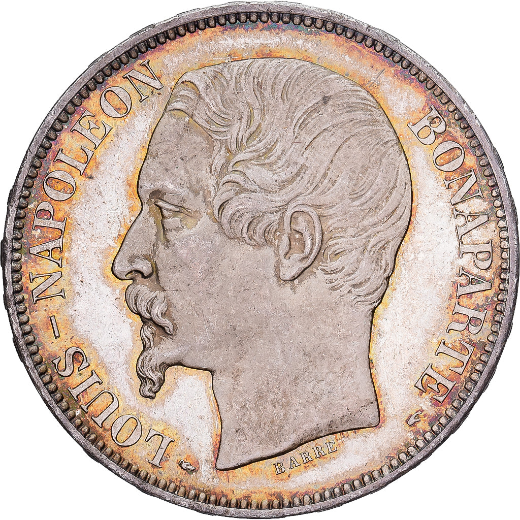 Francja, Louis-Napoléon Bonaparte, 5 Francs, 1852, Paris, Epreuve sur flan
