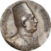Egypt, Medal, Fuad I, Official Visit to Belgium, 1927, Vernier/Devreese