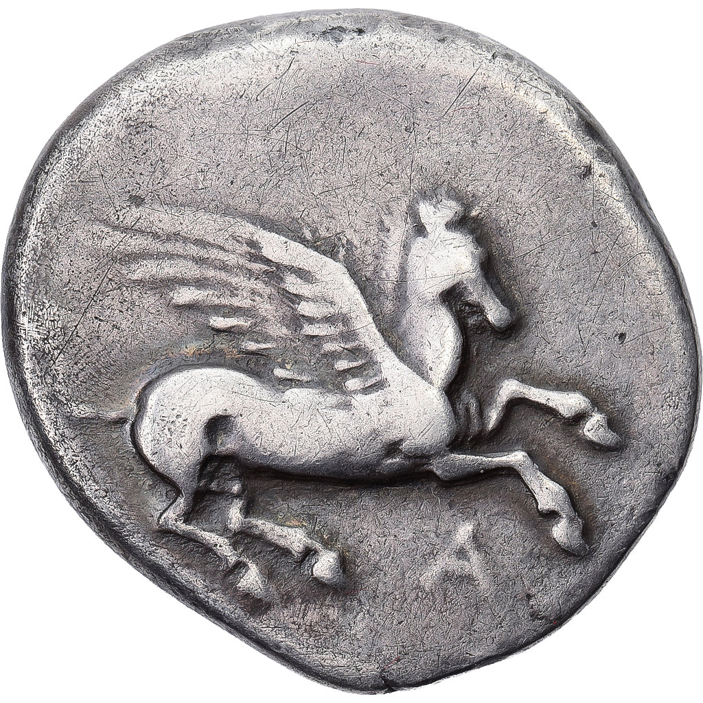 Coin, Epeiros, Ambrakia, Stater, 404-360 BC, EF(40-45), Silver, Pegasi:60