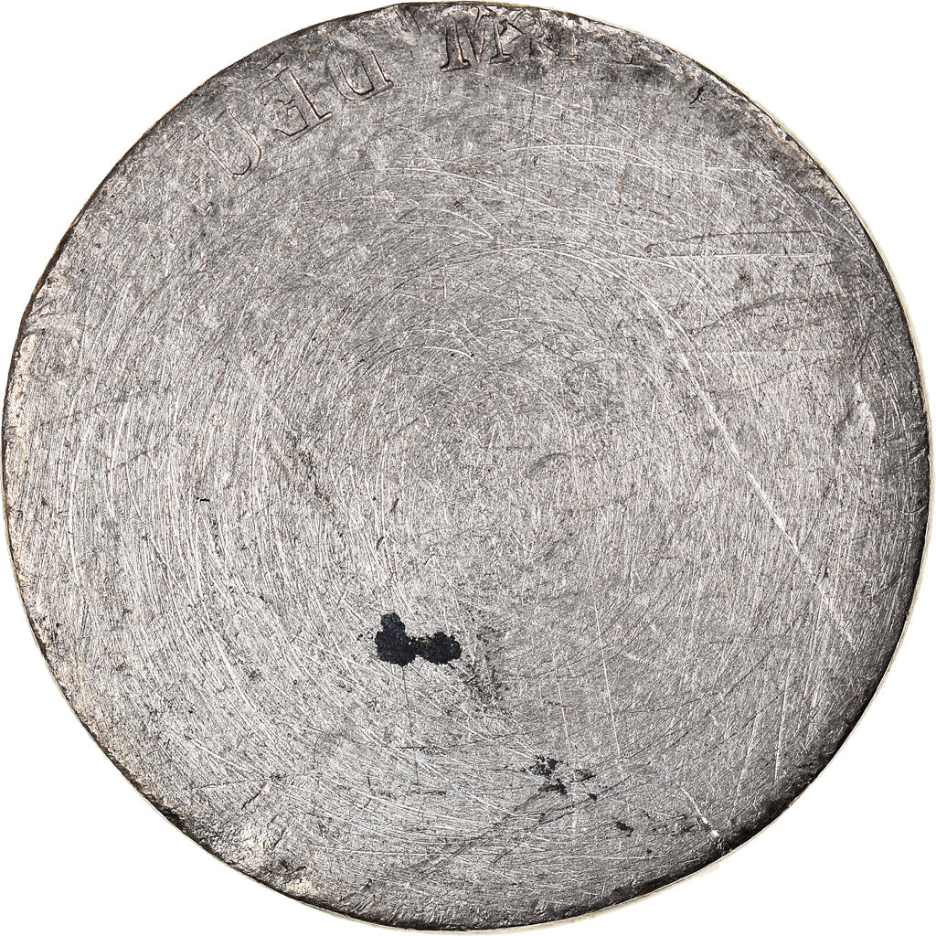 Monnaie, Allemagne, Wilhelm I, 5 Mark, Essai Piéfort Uniface, TTB+, Tin