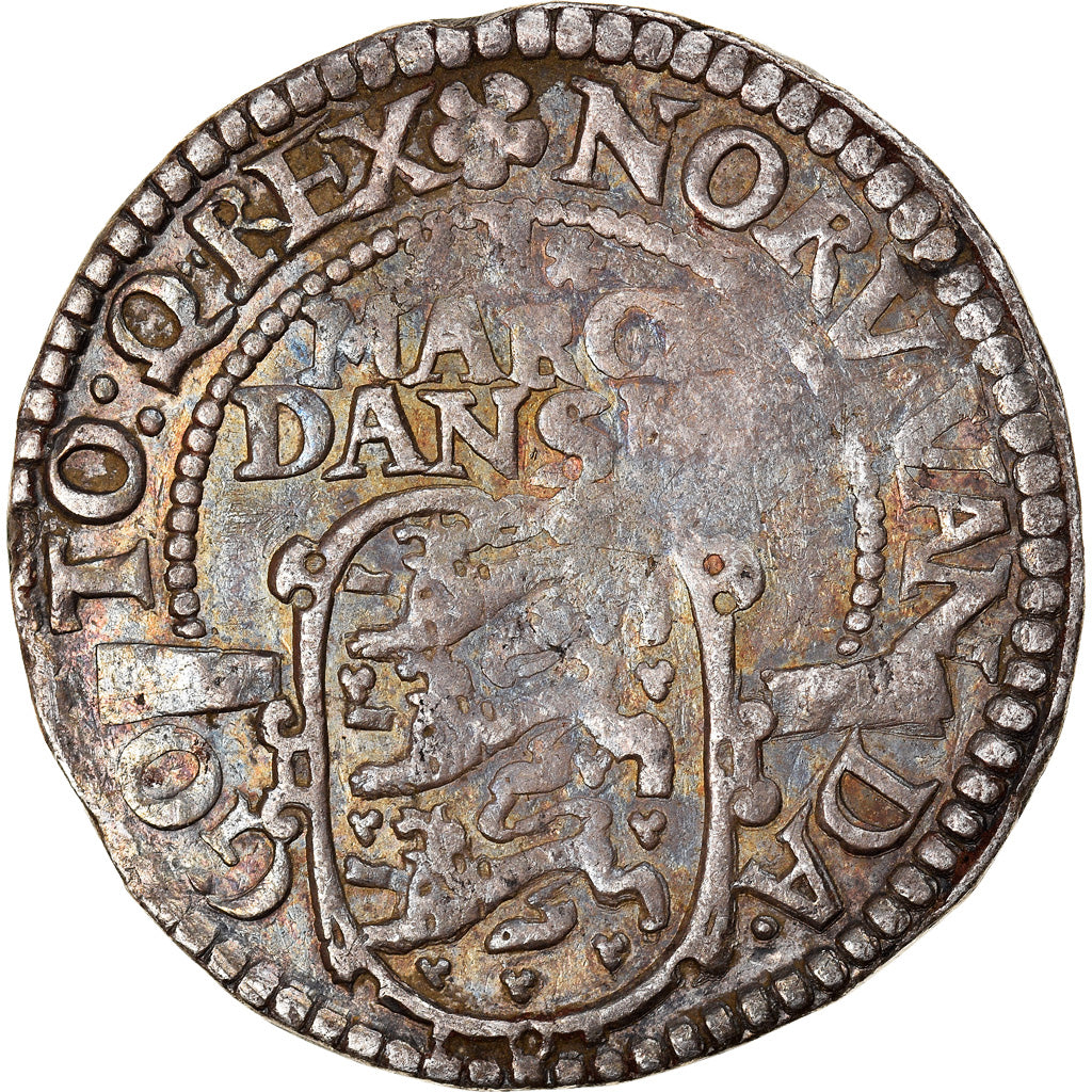 Monnaie, Danemark, Christian IV, Mark, 1614, Copenhagen, TTB, Argent, KM:52
