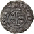 Moeda, França, Bourgogne, Hugues IV, Denarius, 1218-1272, Châlon, EF(40-45)