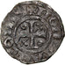 Moneda, Francia, Bourgogne, Hugues IV, Denarius, 1218-1272, Châlon, MBC, Plata