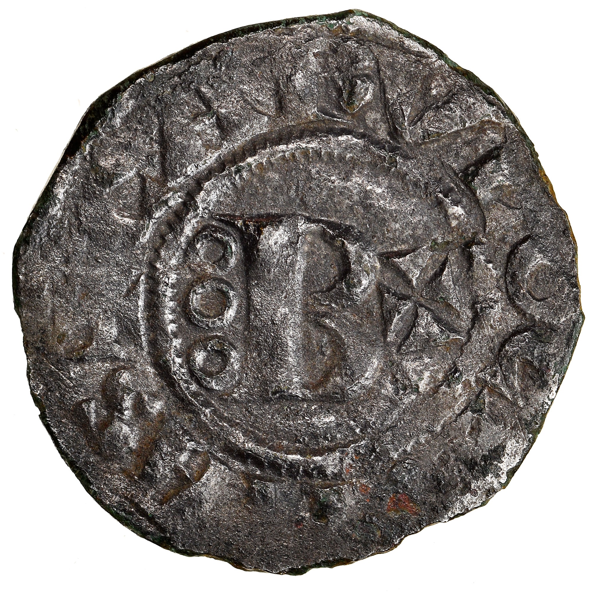 Coin, France, Bourgogne, Hugues IV, Denarius, 1218-1272, Châlon, EF(40-45)