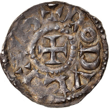 Monnaie, France, Lyonnais, Rodolphe III, Denier, 993-1032, Lyon, TTB, Argent