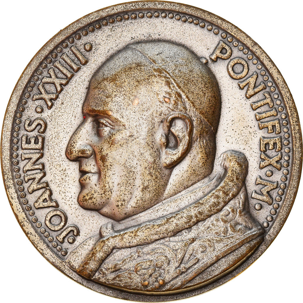 Vatican, Médaille, Le Pape Jean XXIII, Religions & beliefs, TTB+, Silvered