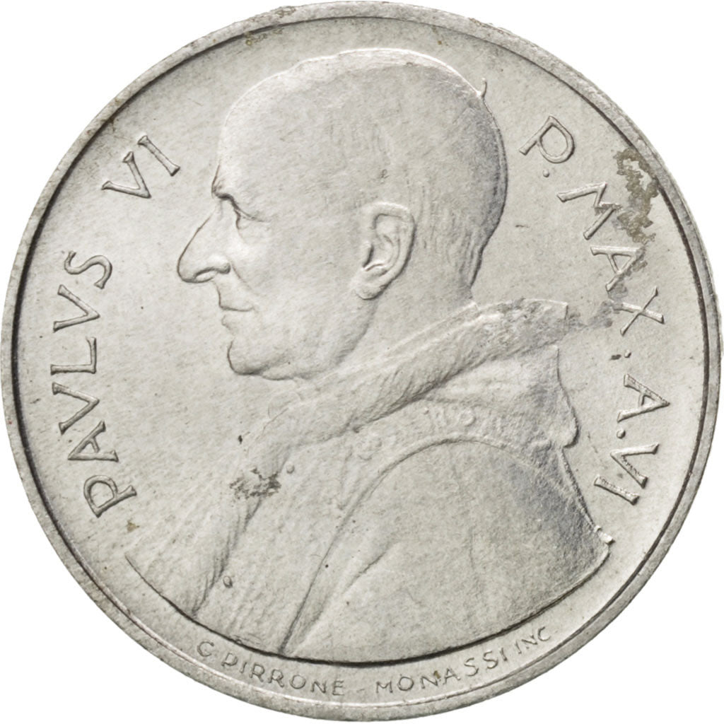 Moneta, CITTÀ DEL VATICANO, Paul VI, Lira, 1968, SPL, Alluminio, KM:100