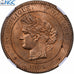 França, 10 Centimes, Cérès, 1895, Paris, Bronze, NGC, MS66RB, Gadoury:265a