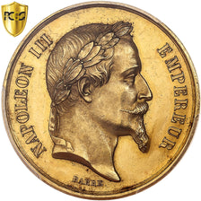 Francia, medaglia, Napoléon III, Concours agricole régional, animaux