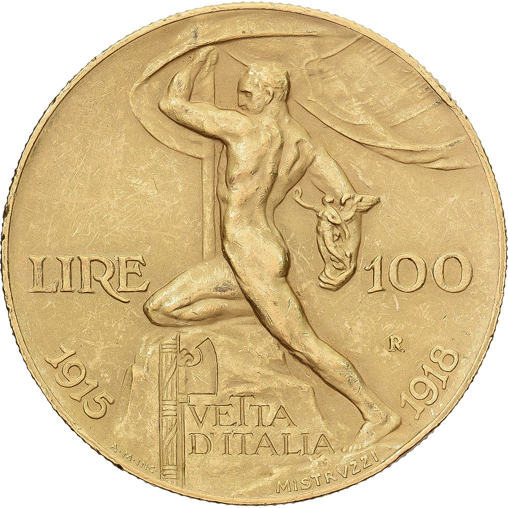Italie, Victor-Emmanuel III, 100 Lire, 1925, Rome, Or, SUP+, KM:66