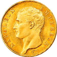Francja, Napoleon I, 40 Francs, AN 13, Paris, Złoto, MS(63), Gadoury:1081