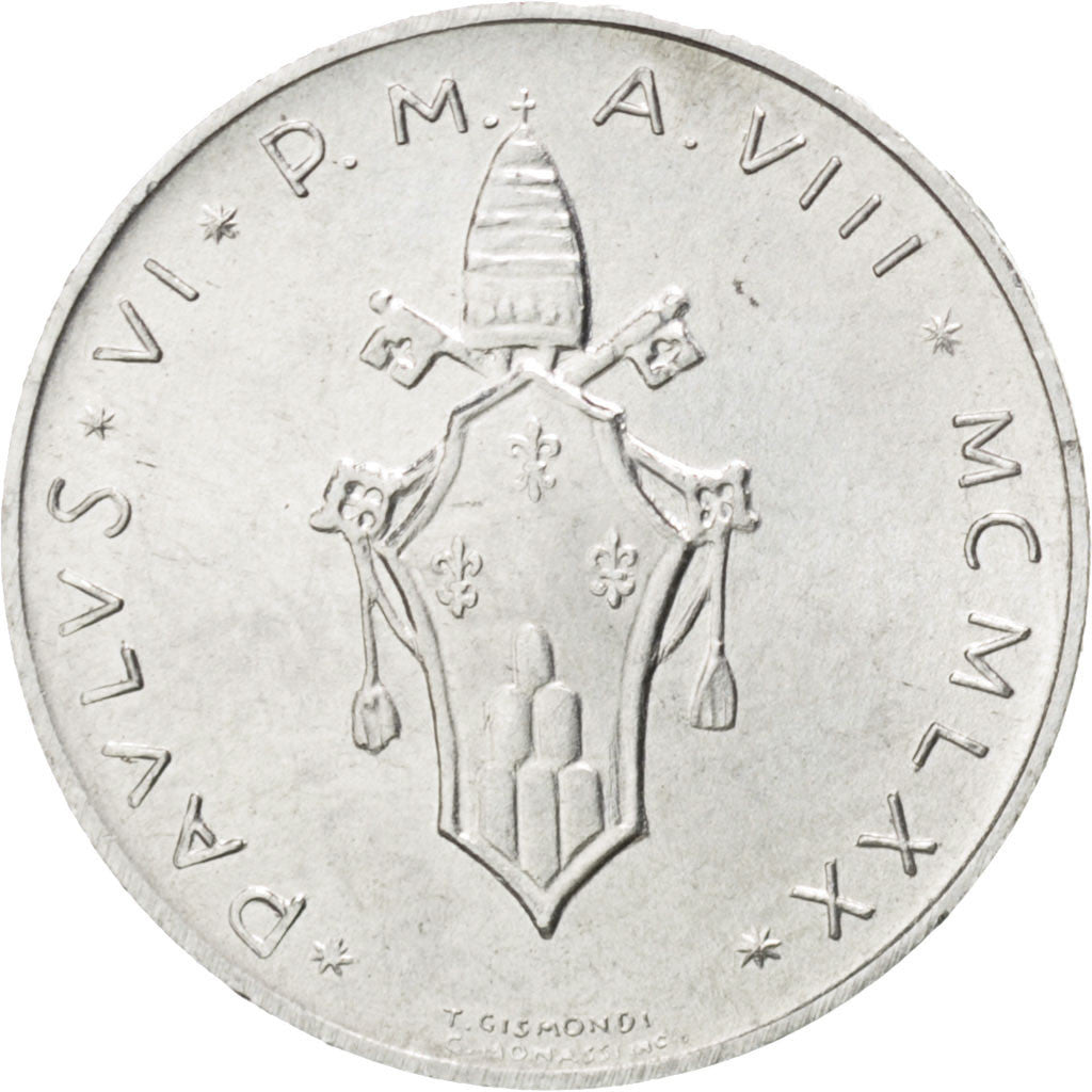 Moneta, CITTÀ DEL VATICANO, Paul VI, Lira, 1970, SPL, Alluminio, KM:116