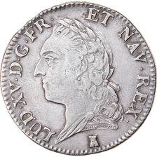 Francia, Louis XV, 1/2 écu à la vieille tête, 1772, Nantes, Argento, BB