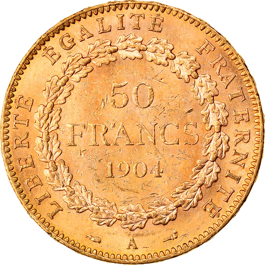 Francia, 50 Francs, Génie, 1904, Paris, Oro, MBC+, Gadoury:1113, KM:831