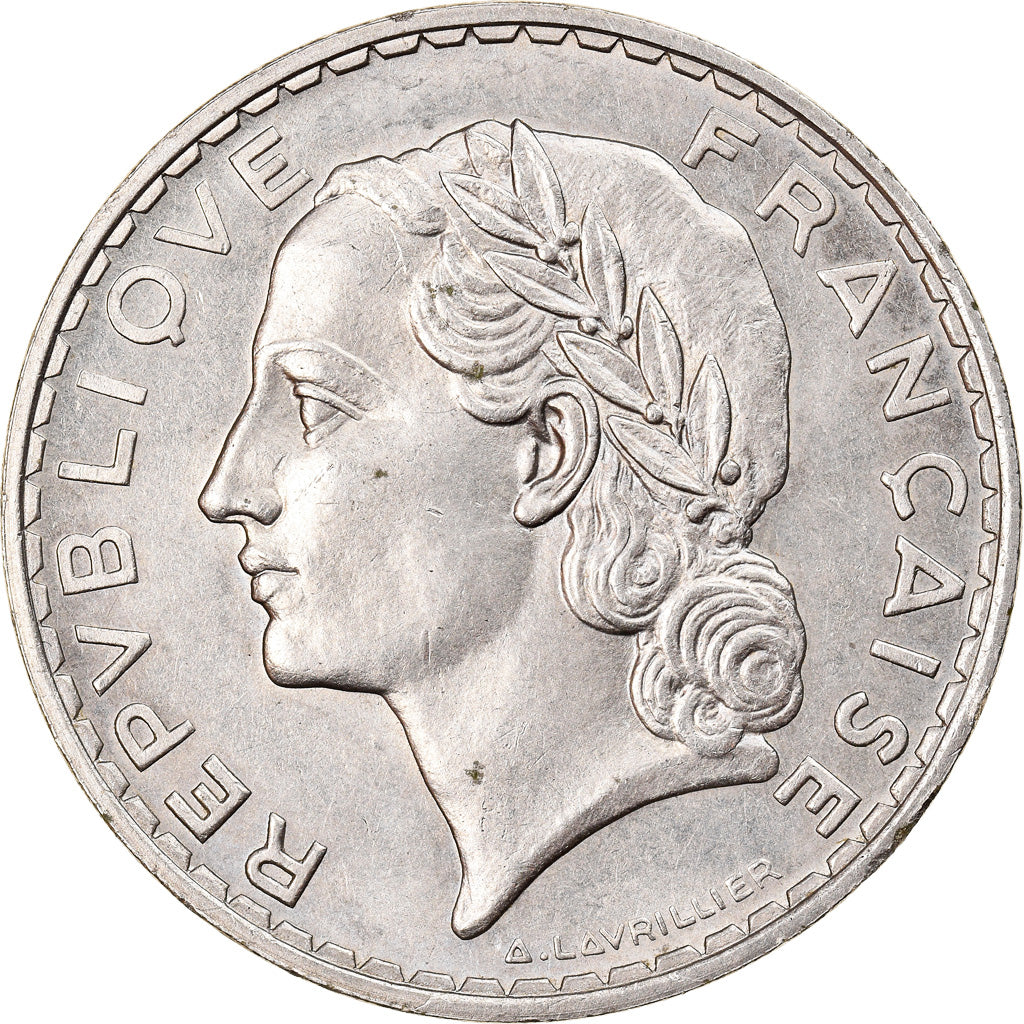 Coin, France, Lavrillier, 5 Francs, 1933, ESSAI, MS(63), Nickel, KM:E65