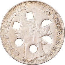 Monnaie, FRENCH INDO-CHINA, Piastre, 1931, Paris, Perforated Trial, TTB, Argent