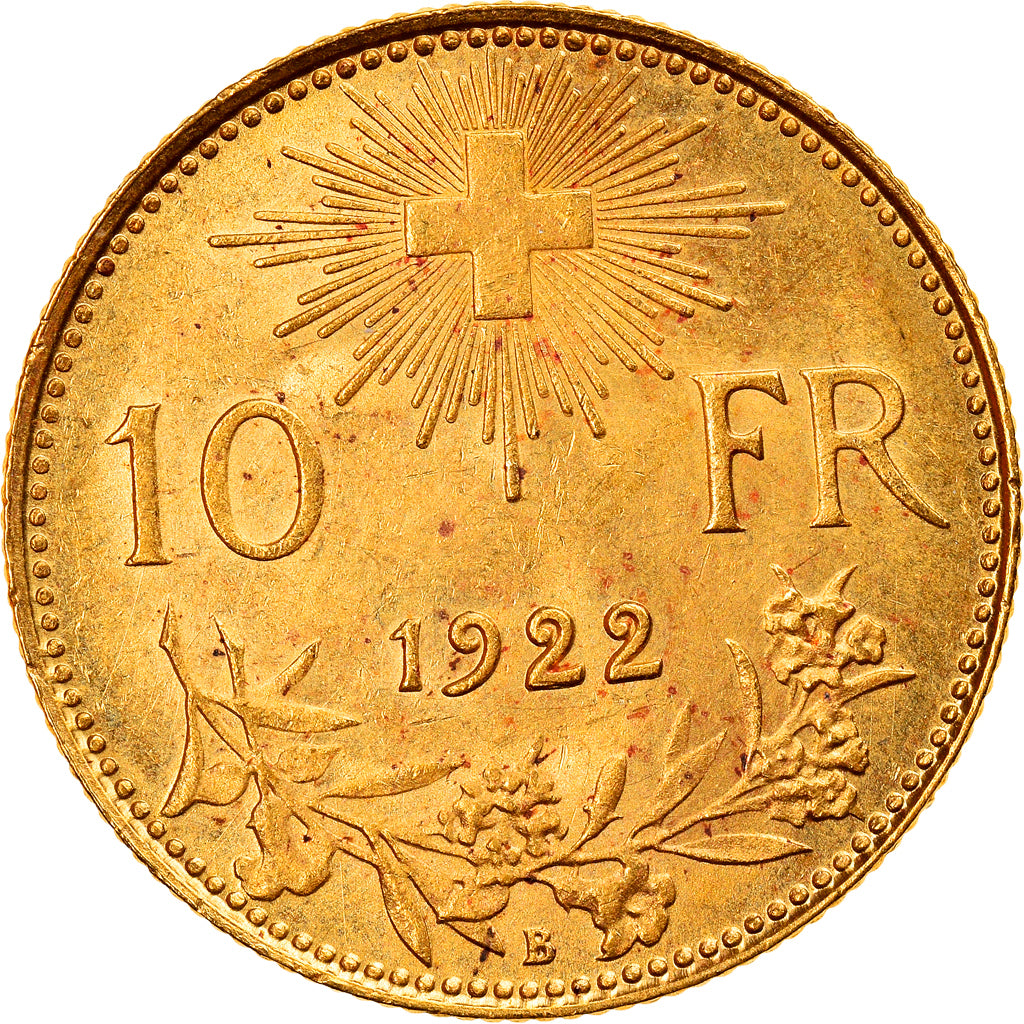 Monnaie, Suisse, 10 Francs, 1922, Bern, SUP+, Or, KM:36