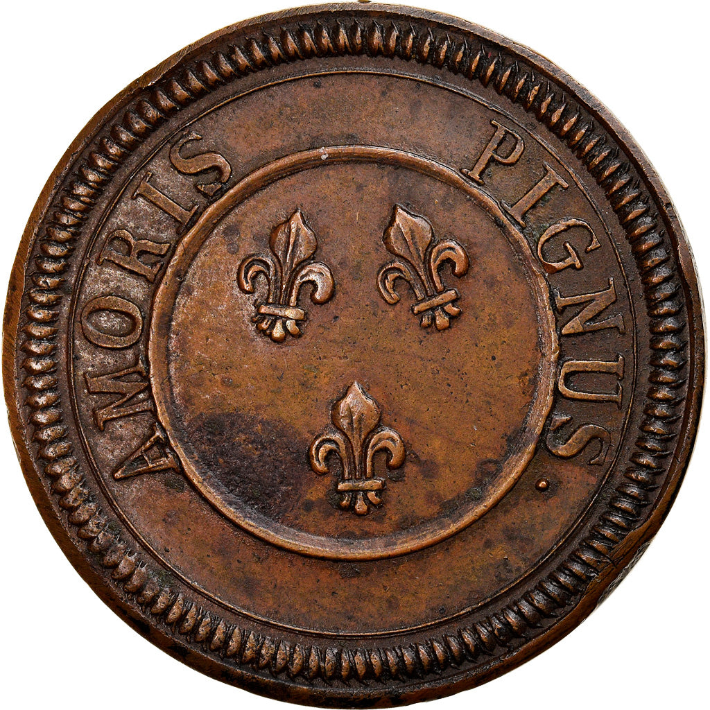 Moneta, Francia, Visite du Duc d'Angoulême, Module de 10 Centimes, 1814