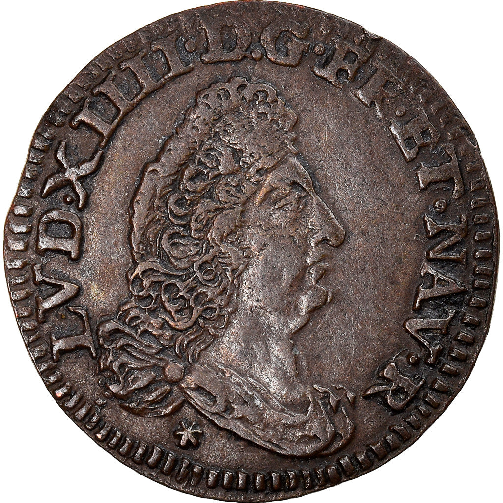 Duchy of Modena and Reggio, Louis XIV, 2 bolognins, 1704, Modena, Vellón, MBC+