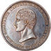 France, Médaille, Napoleon Bonaparte, Ouverture du Mont Genevre, 1804, Argent