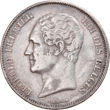 Coin, Belgium, Leopold I, 2-1/2 Francs, 1848, Brussels, EF(40-45), Silver, KM:11