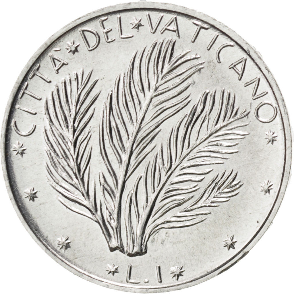 Monnaie, Cité du Vatican, Paul VI, Lira, 1974, SPL, Aluminium, KM:116