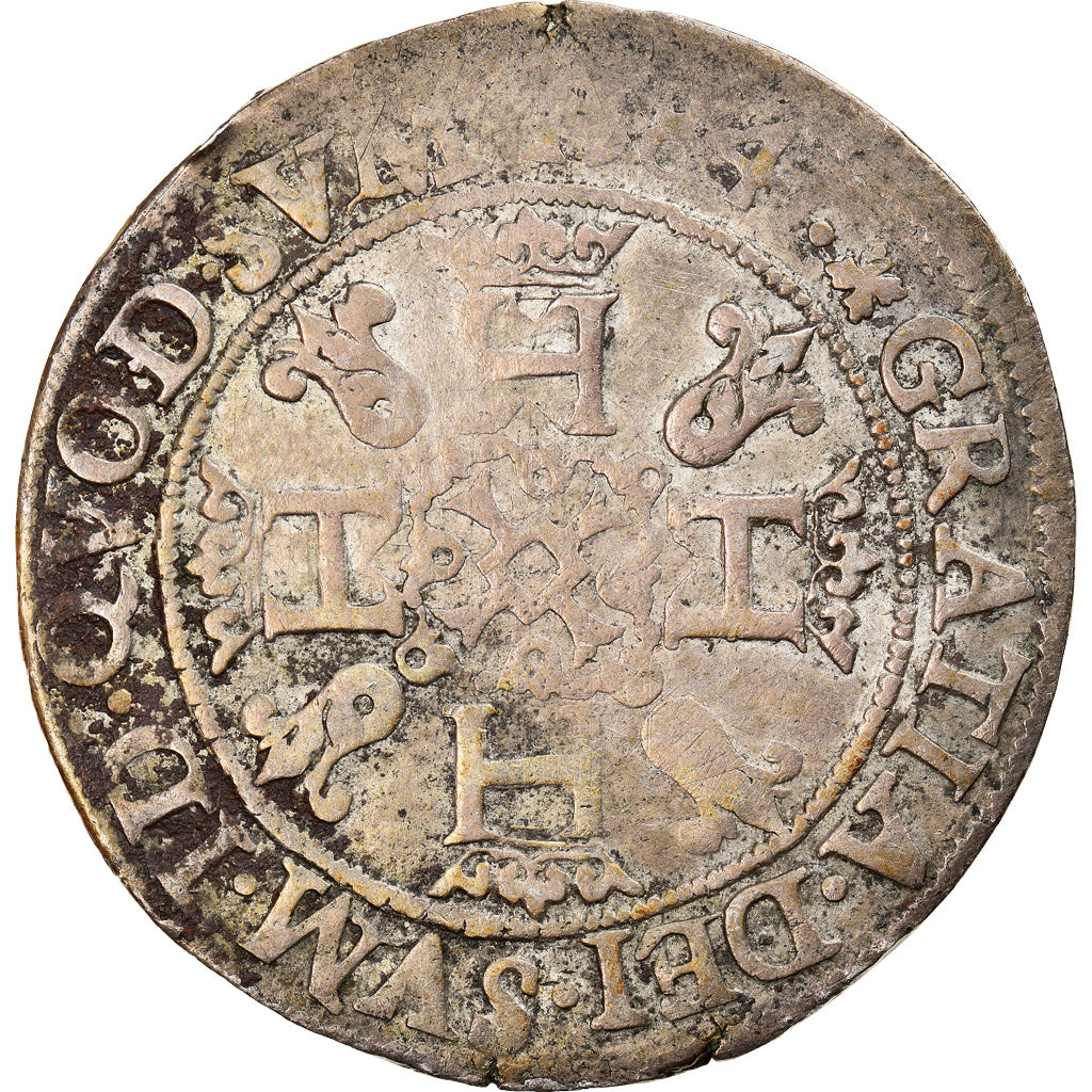 Monnaie, France, Béarn, Henri II, Franc, 1584, Pau, TTB, Argent, Duplessy:1323