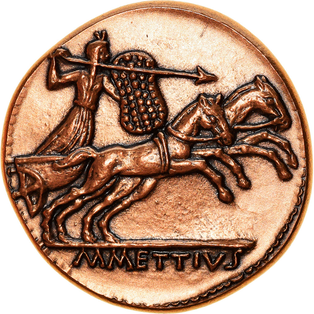 France, Médaille, Reproduction Monnaie Antique, César, Marc Mettius, History