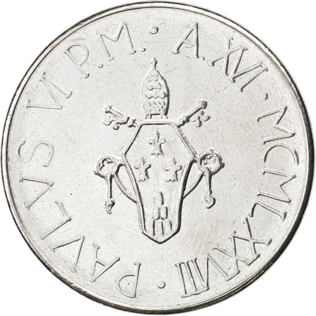 Coin, VATICAN CITY, Paul VI, 100 Lire, 1978, MS(63), Stainless Steel, KM:137