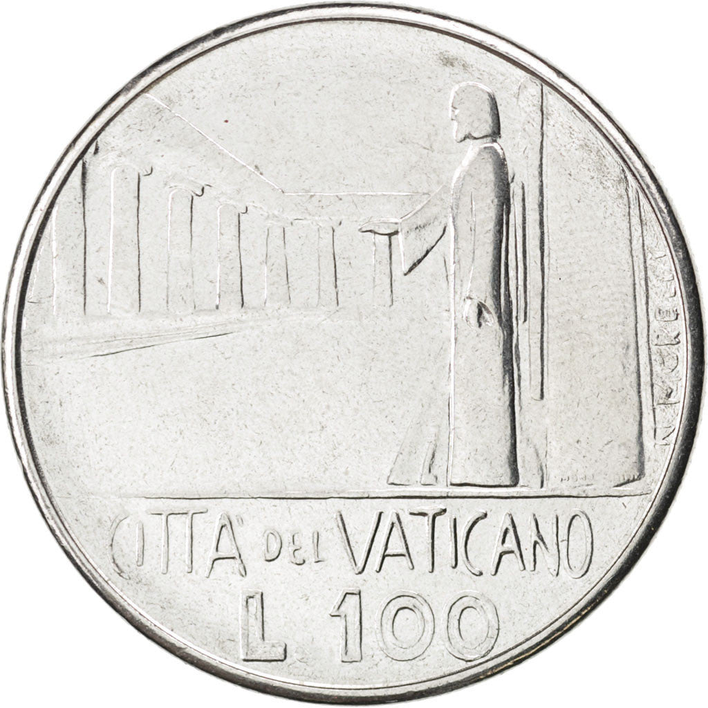 Coin, VATICAN CITY, Paul VI, 100 Lire, 1978, MS(63), Stainless Steel, KM:137