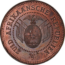 South Africa, Transvaal, 1 Penny, 1874, Brussels, Pattern, Bronze, PCGS, SP63BN