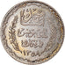 Coin, Tunisia, Ahmad Pasha Bey, 5 Francs, 1939, Paris, ESSAI, MS(65-70), Silver