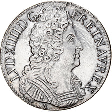 Moneda, Francia, Louis XIV, Écu aux 3 couronnes, Ecu, 1715, Lyon, EBC, Plata