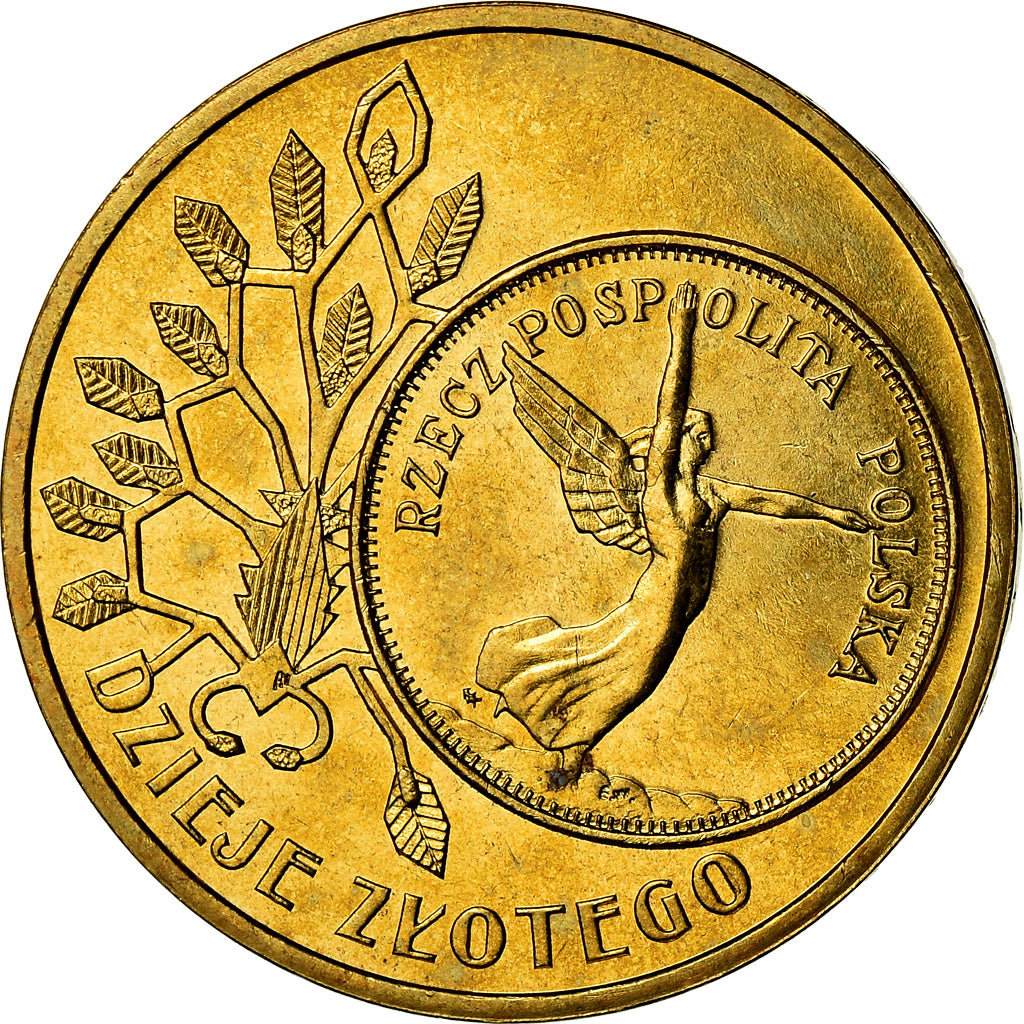 Coin, Poland, 2 Zlote, 2007, Warsaw, MS(60-62), Brass, KM:592