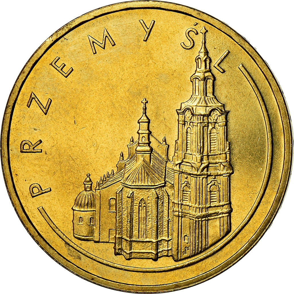 Coin, Poland, 2 Zlote, 2007, Warsaw, MS(60-62), Brass, KM:618