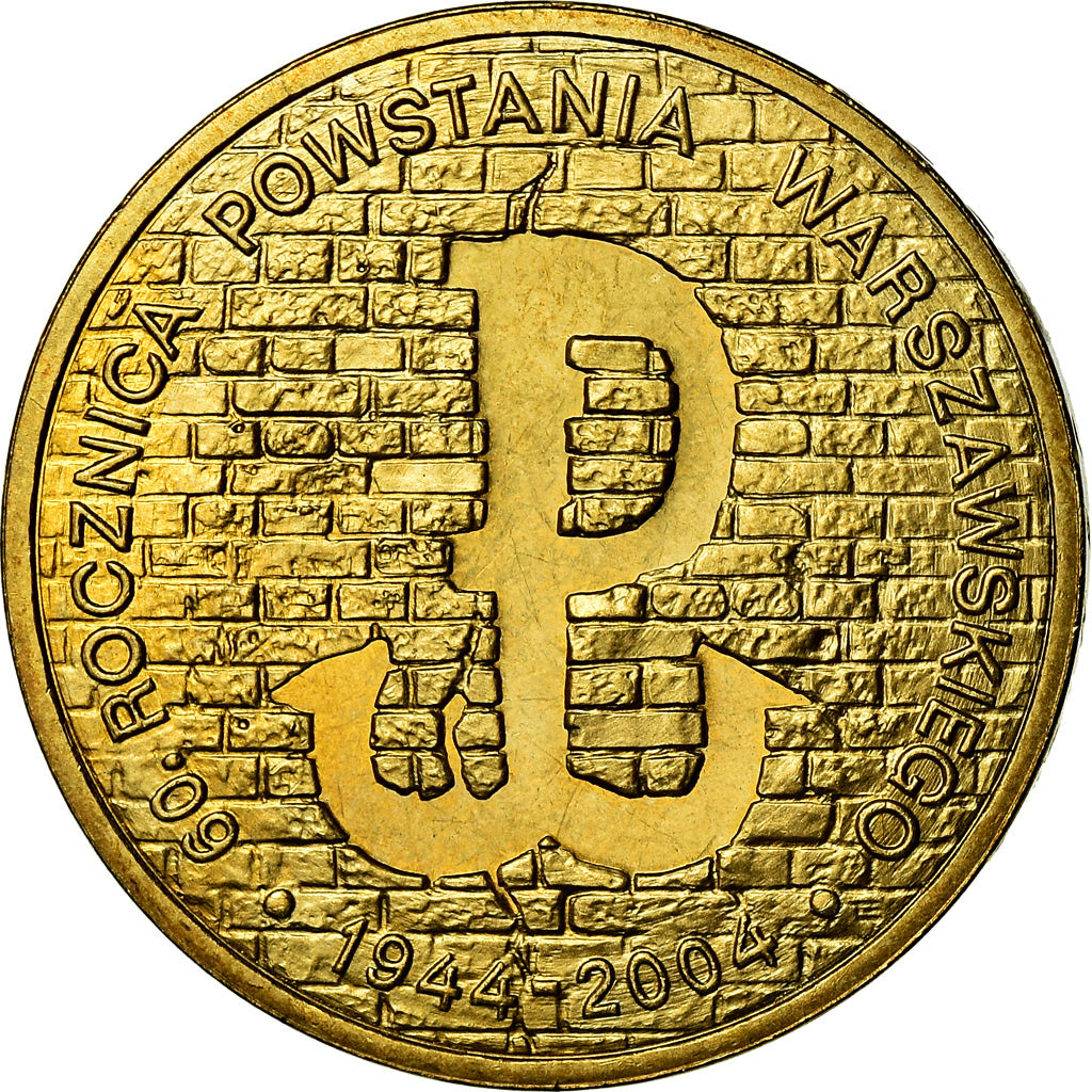 Moneta, Polonia, 2 Zlote, 2004, Warsaw, SPL, Ottone, KM:496