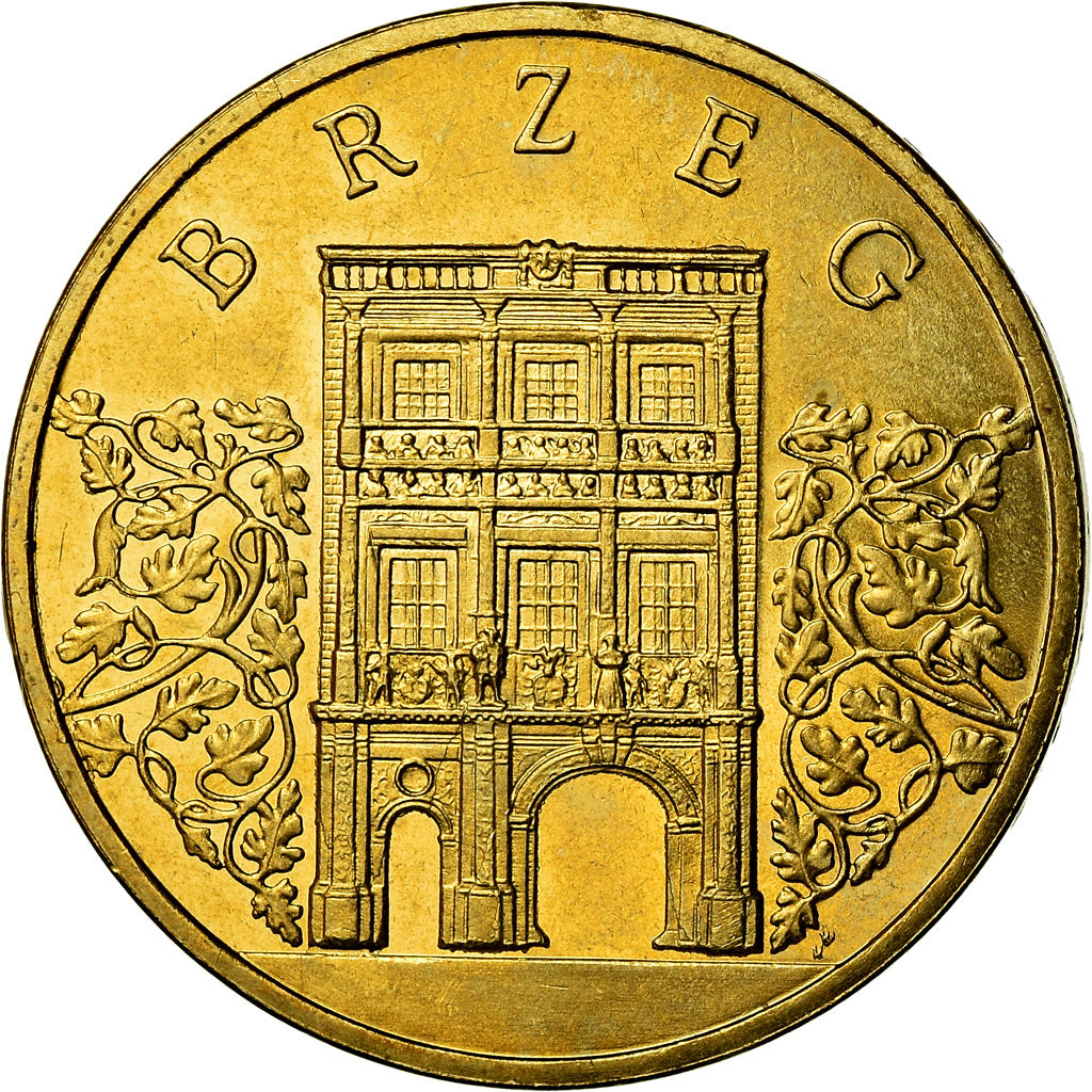 Coin, Poland, 2 Zlote, 2007, Warsaw, MS(60-62), Brass, KM:615