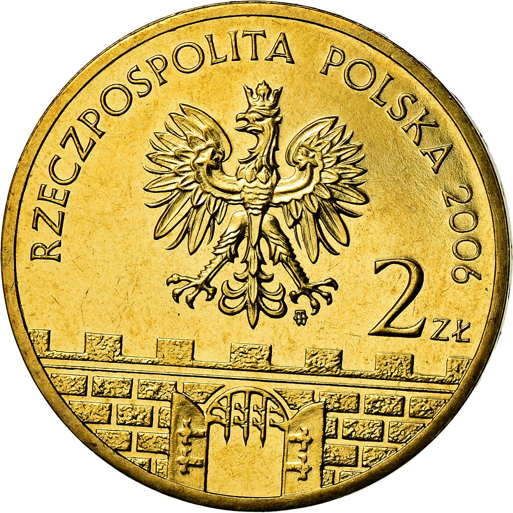 Moneta, Polska, 2 Zlote, 2006, Warsaw, MS(60-62), Mosiądz, KM:544