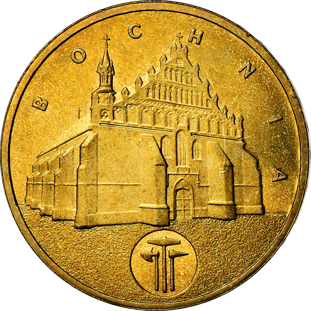 Coin, Poland, 2 Zlote, 2006, Warsaw, MS(60-62), Brass, KM:543