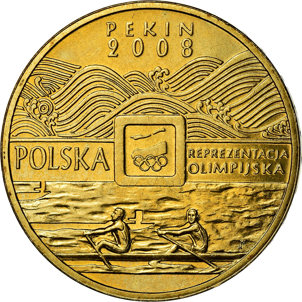 Moneta, Polska, 2 Zlote, 2008, Warsaw, MS(60-62), Mosiądz, KM:644
