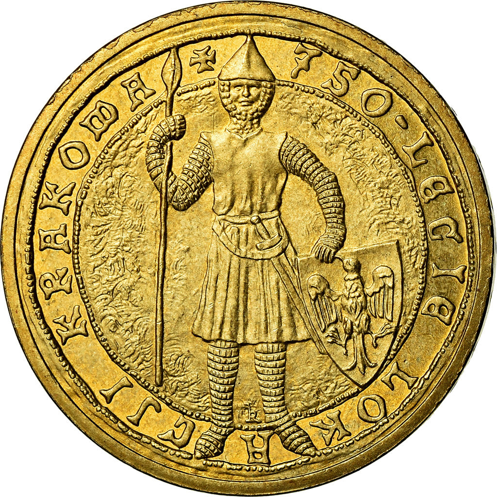 Coin, Poland, 2 Zlote, 2007, Warsaw, MS(60-62), Brass, KM:594