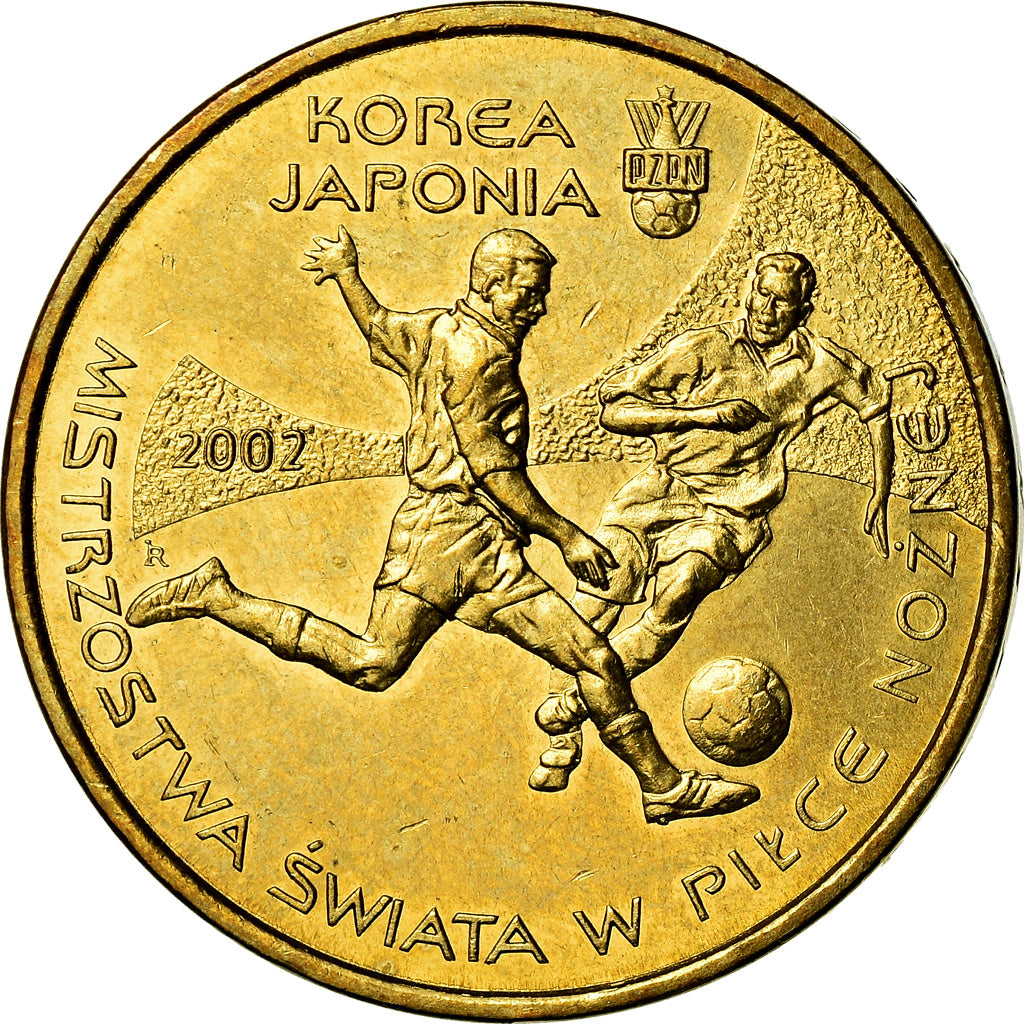 Moneda, Polonia, 2 Zlote, 2002, Warsaw, EBC+, Latón, KM:433