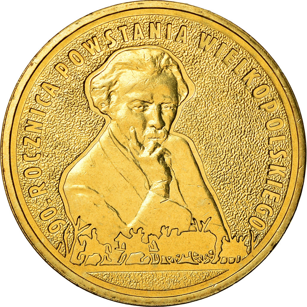 Moneda, Polonia, 2 Zlote, 2008, Warsaw, EBC+, Latón, KM:662