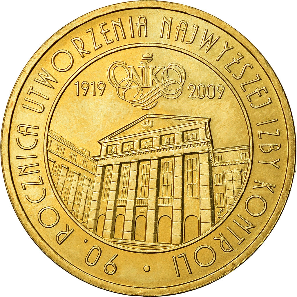 Moneta, Polonia, 2 Zlote, 2009, Warsaw, SPL, Ottone, KM:673